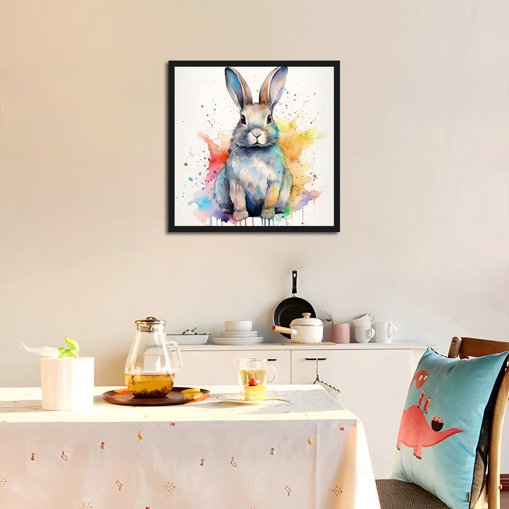 Watercolor Rabbit Cross Stitch Kits