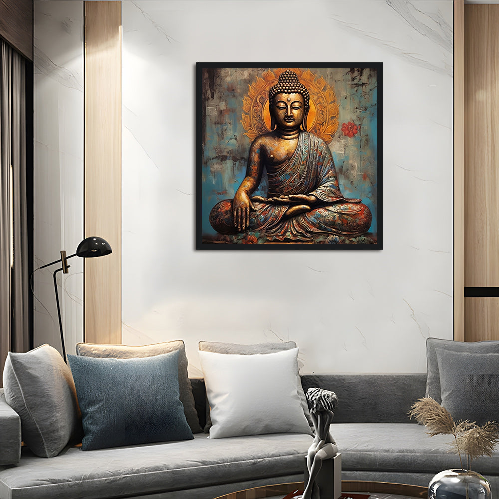 Painted Buddha Cross Stitch Kits