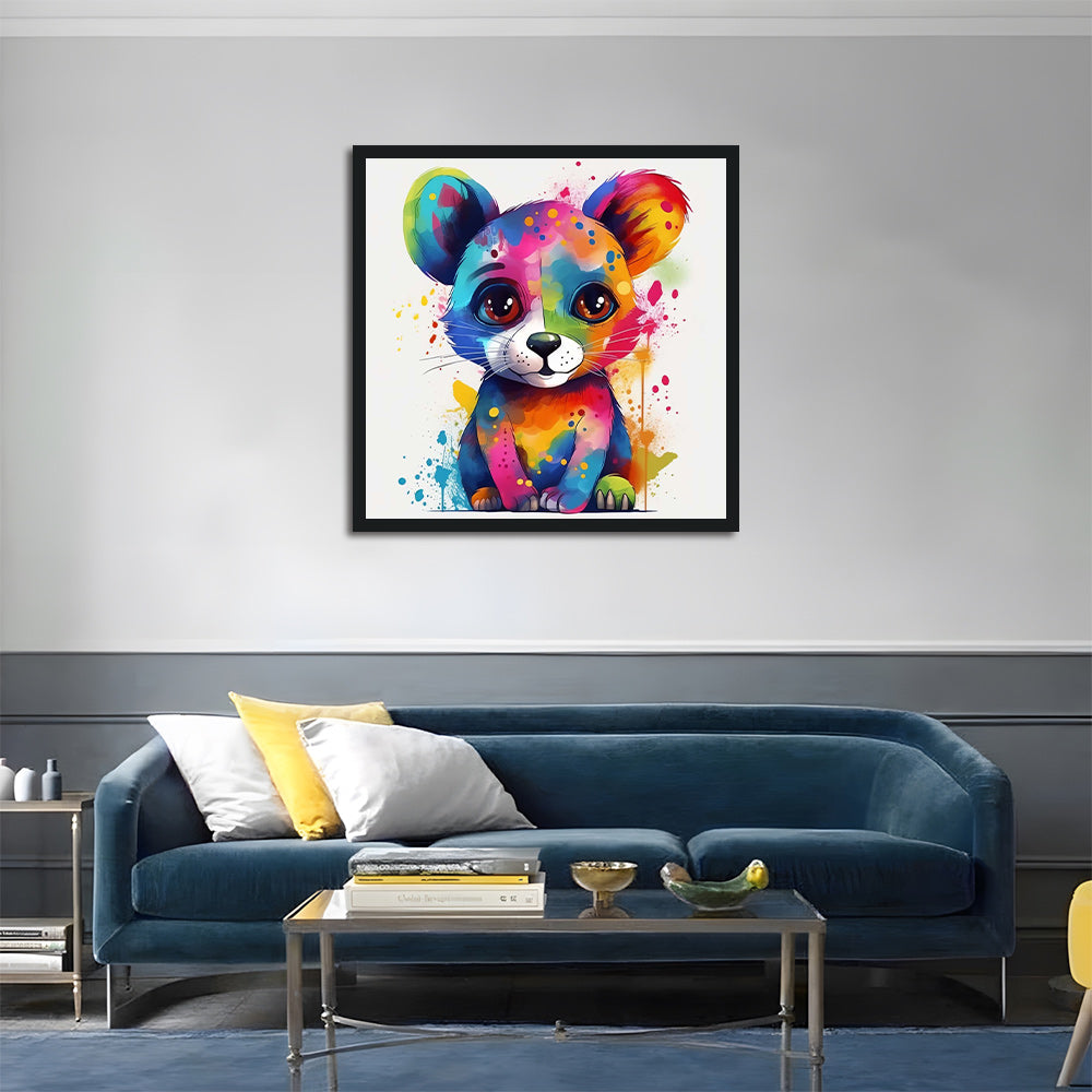 Colorful Cartoon Bear Cross Stitch Kits