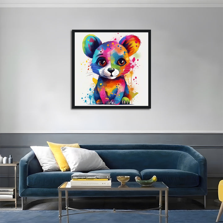 Colorful Cartoon Bear Cross Stitch Kits