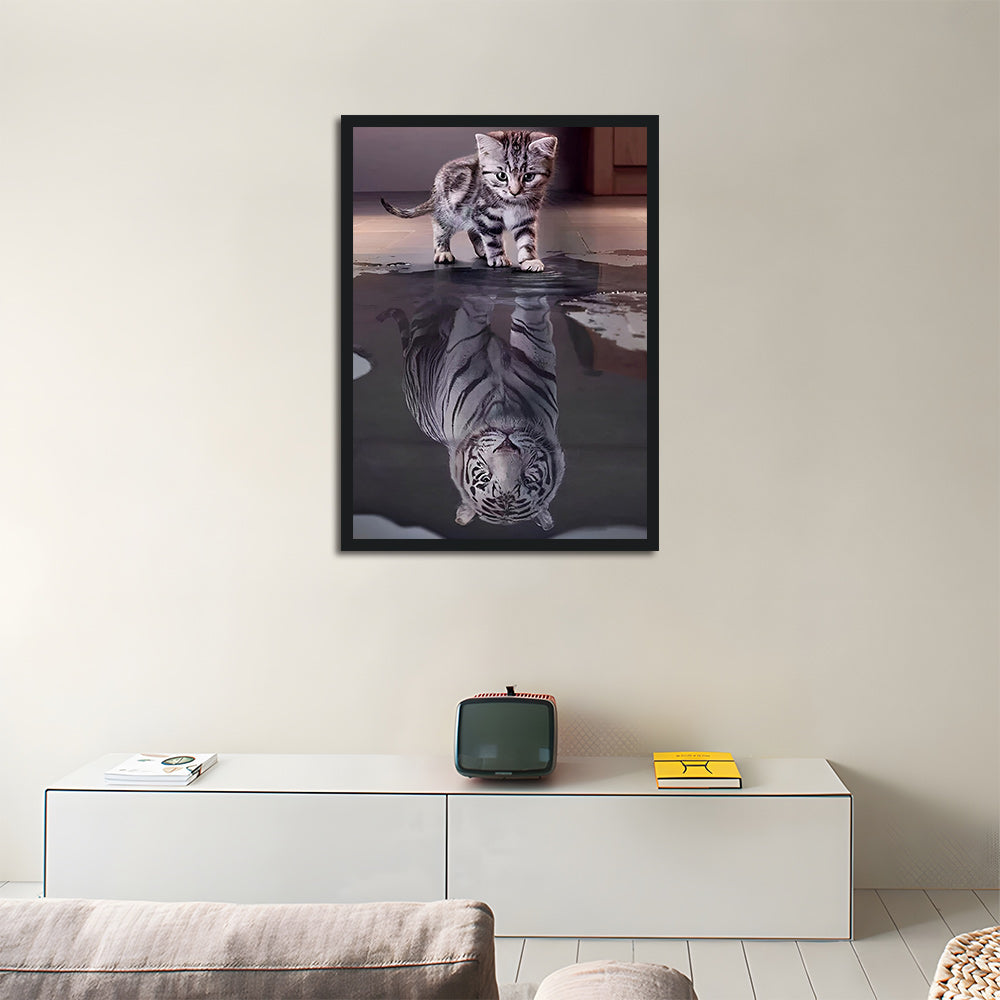 Cat's Reflection Cross Stitch Kits