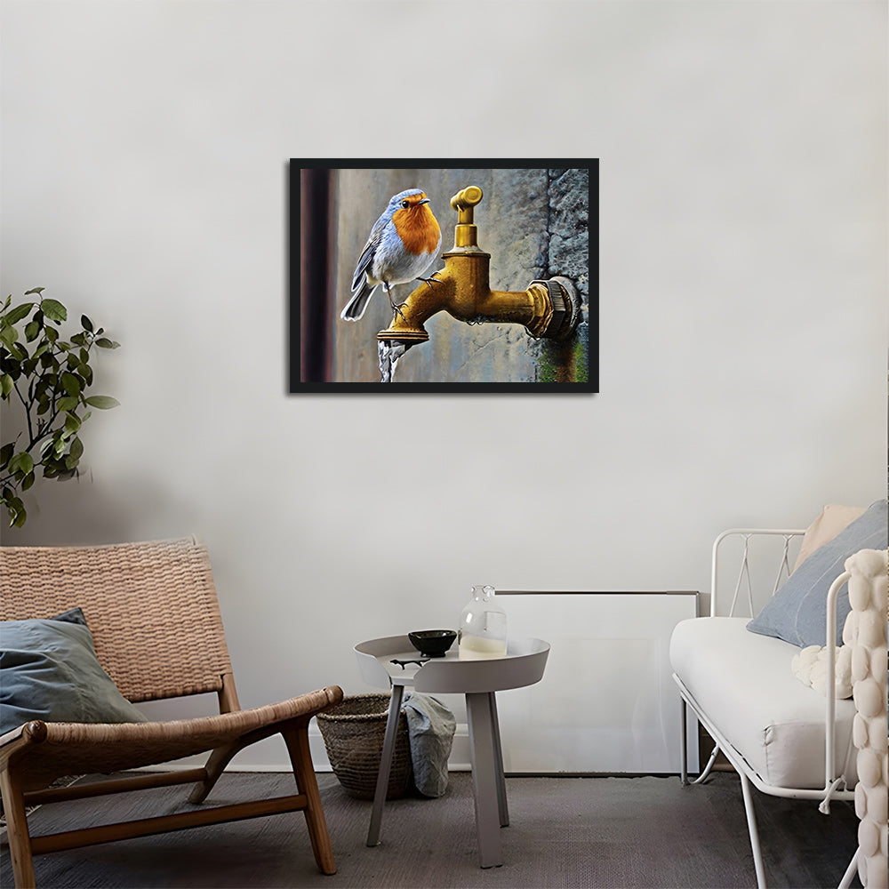 Bird on the Tap Cross Stitch Kits