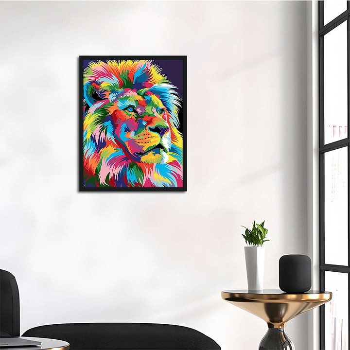 Colorful Lion Cross Stitch Kits