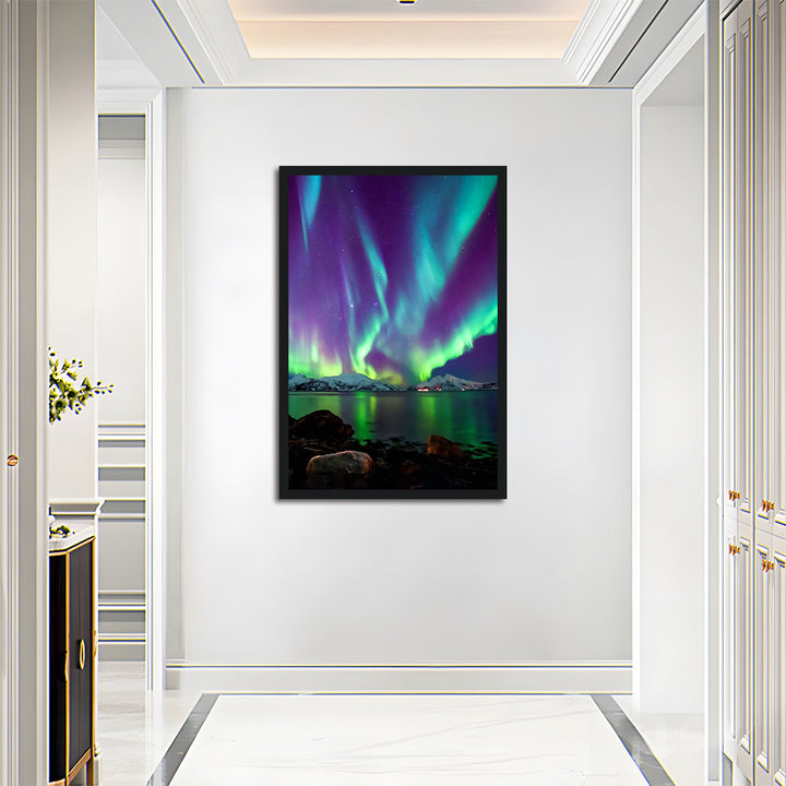 Snow Mountain Aurora Cross Stitch Kits