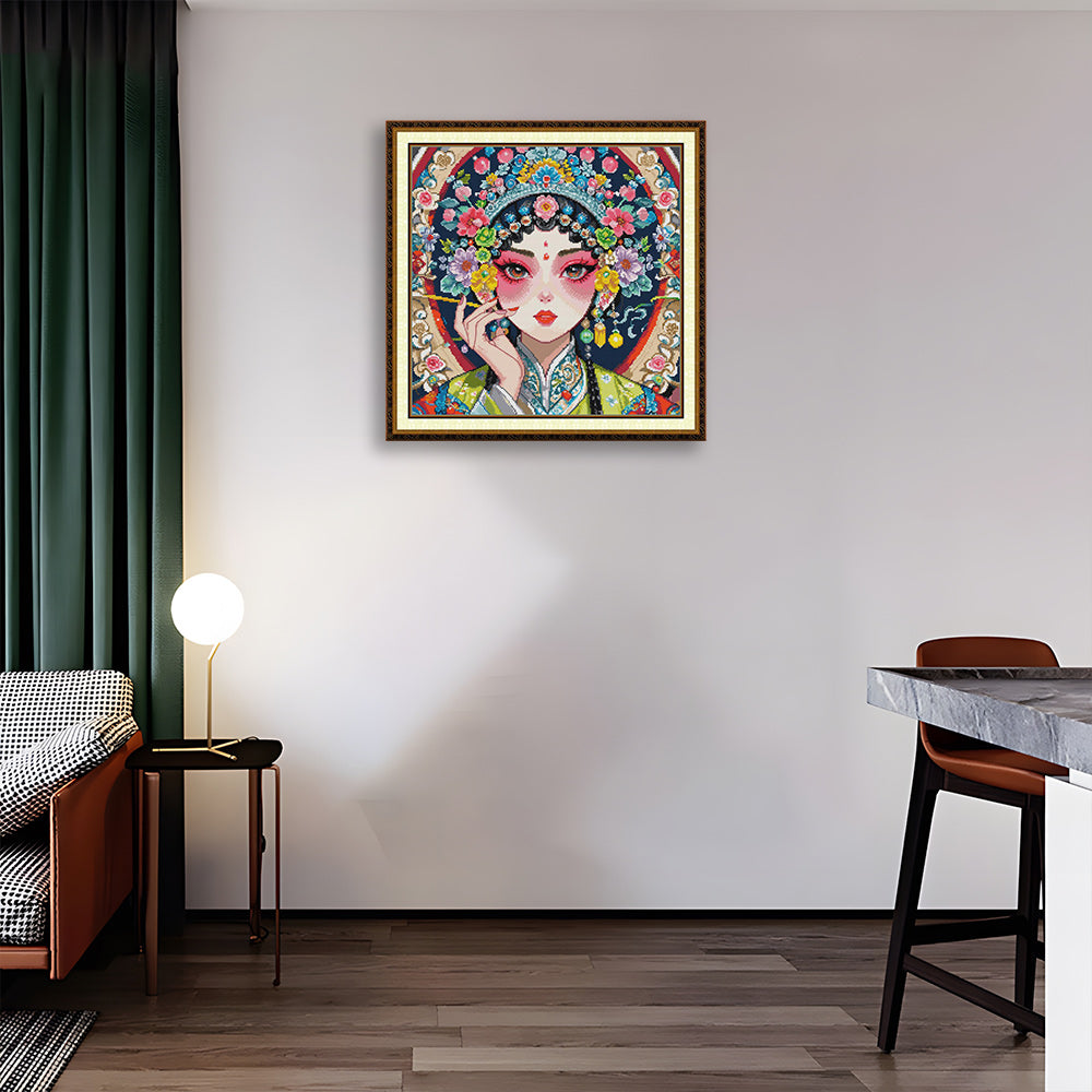 Peking Opera Girl Cross Stitch Kits