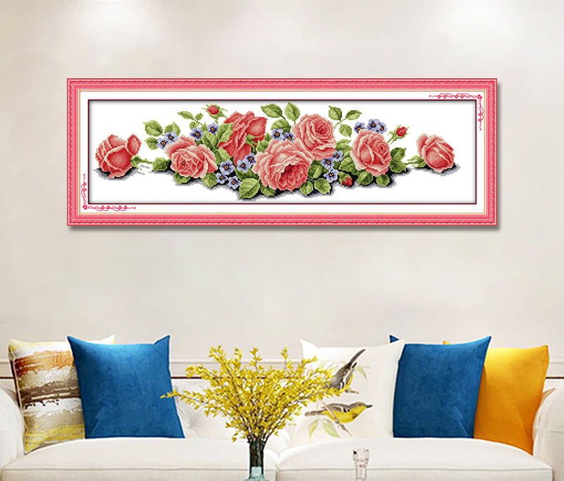 Flower Cross Stitch Kits H030