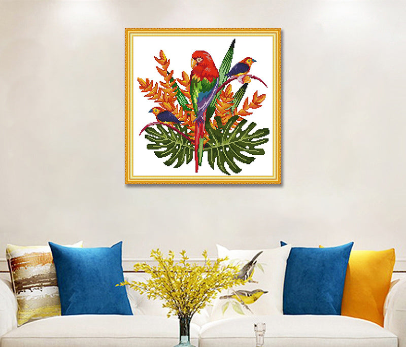Parrot Cross Stitch Kits DA340