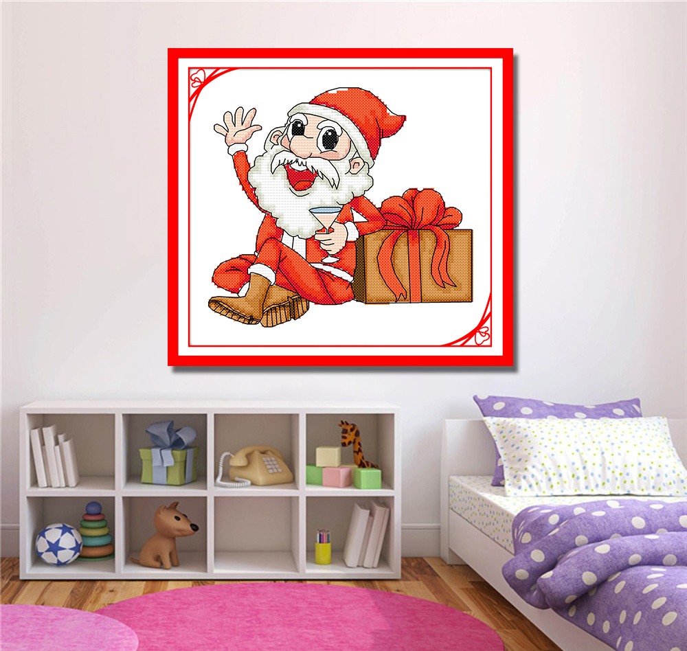 Santa Cross Stitch Kits KB021