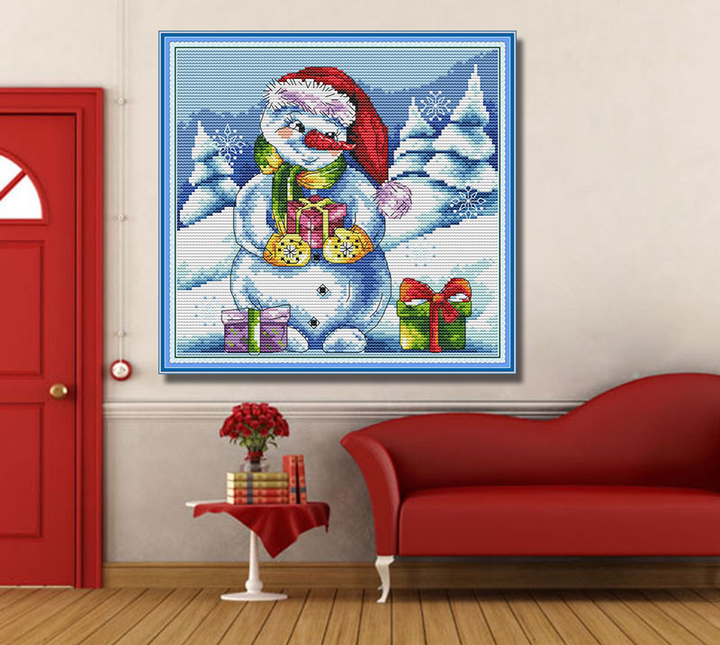 Snowman Cross Stitch Kits KB107