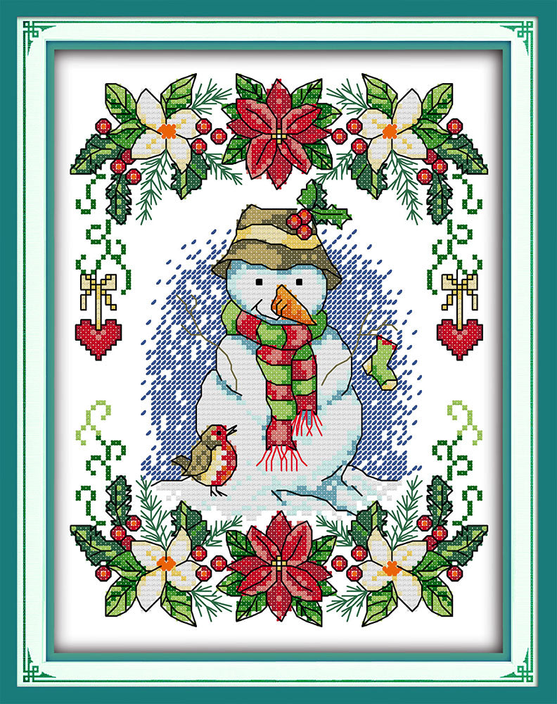 Snowman Cross Stitch Kits C465