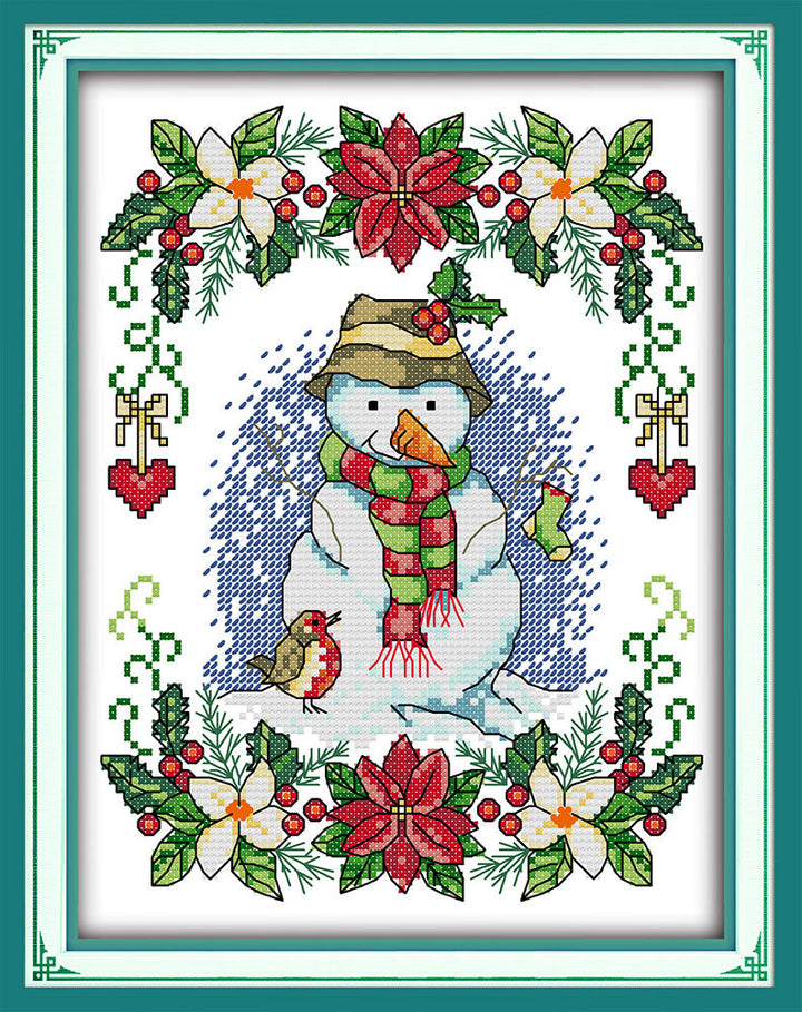 Snowman Cross Stitch Kits C465
