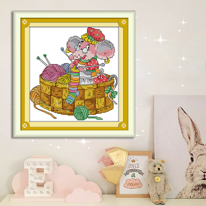 Mouse Cross Stitch Kits C637