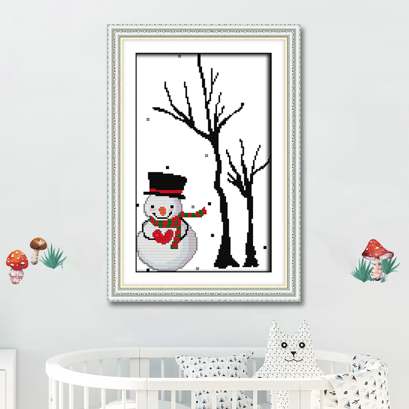 Snowman Cross Stitch Kits C872