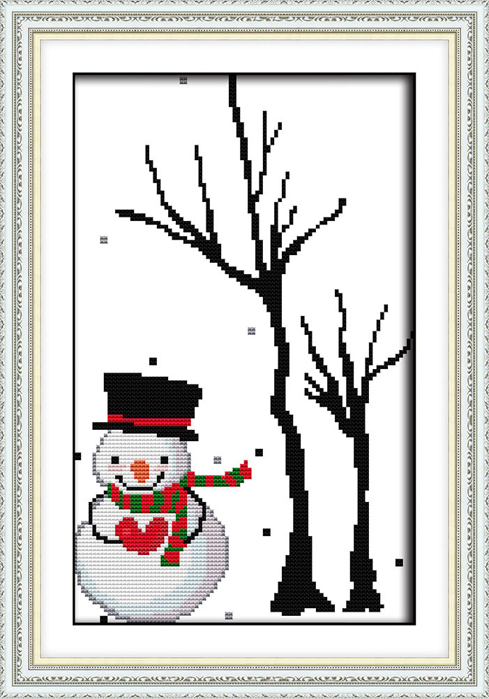 Snowman Cross Stitch Kits C872