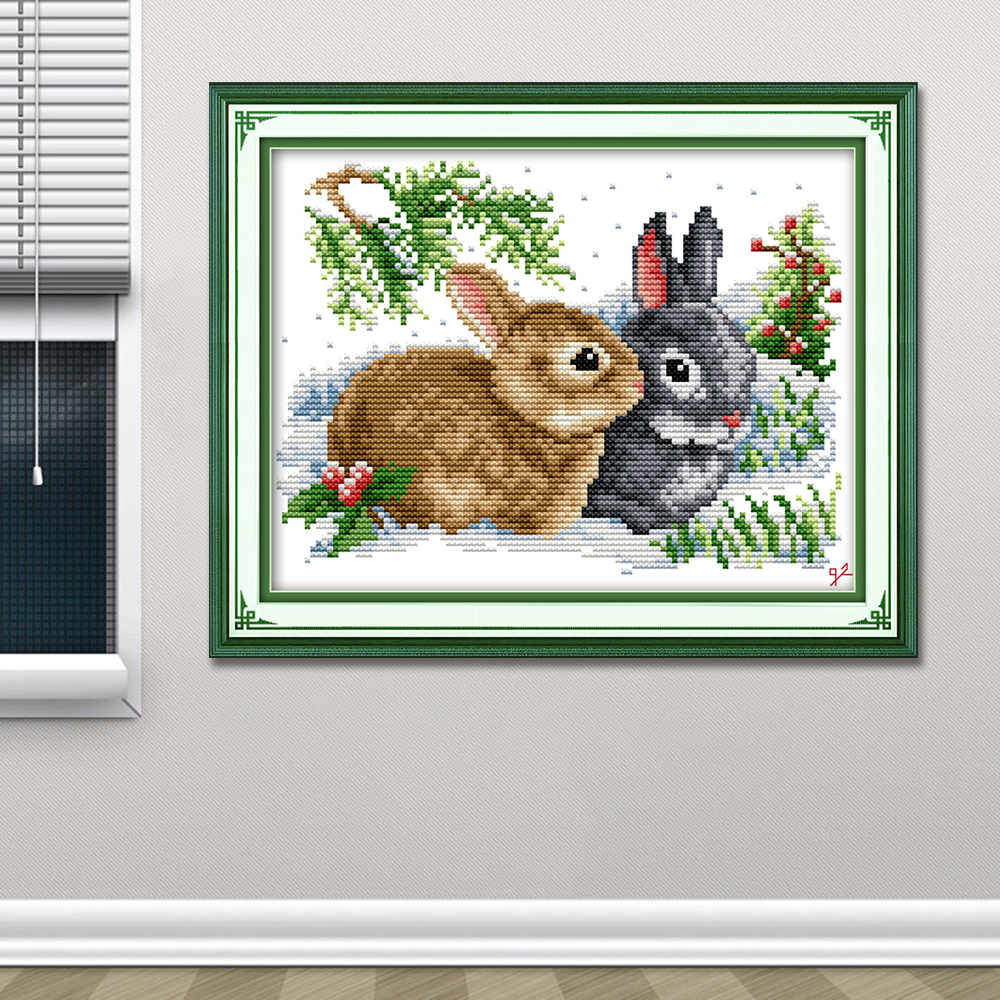Rabbit Cross Stitch Kits D091