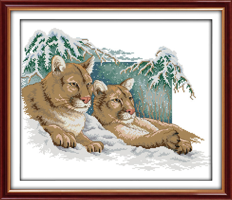 Lion Cross Stitch Kits D123
