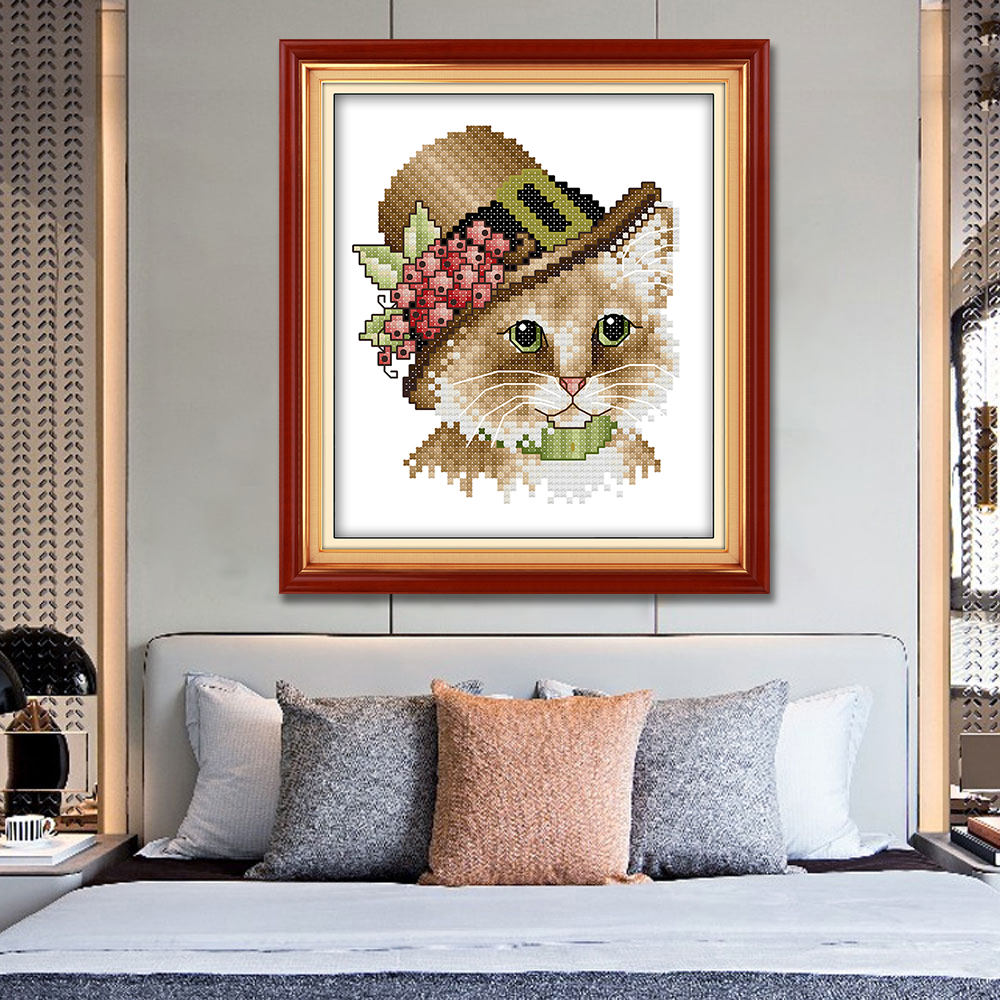Cat Cross Stitch Kits D188 6222