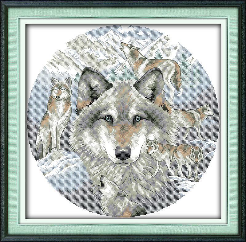 Wolf Cross Stitch Kits D207