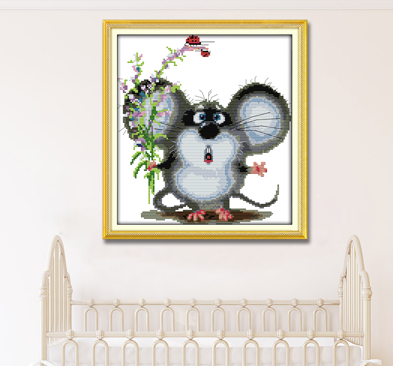 Mouse Cross Stitch Kits D220