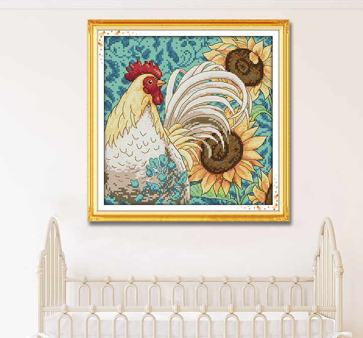 Cock Cross Stitch Kits D228