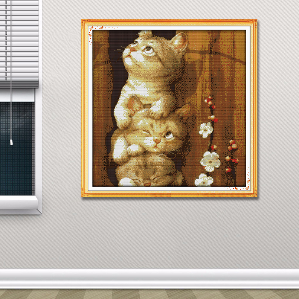 Cat Cross Stitch Kits D355