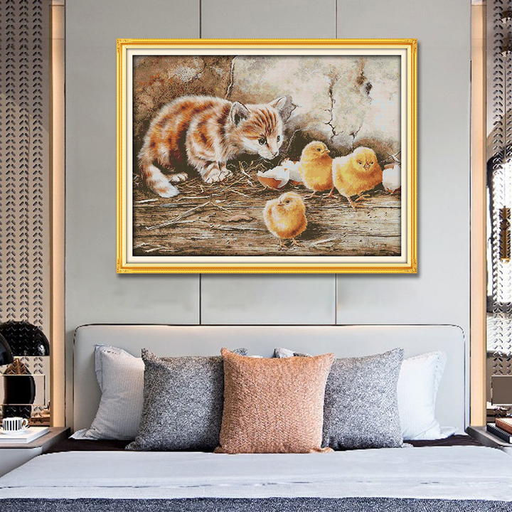 Cat Cross Stitch Kits D374