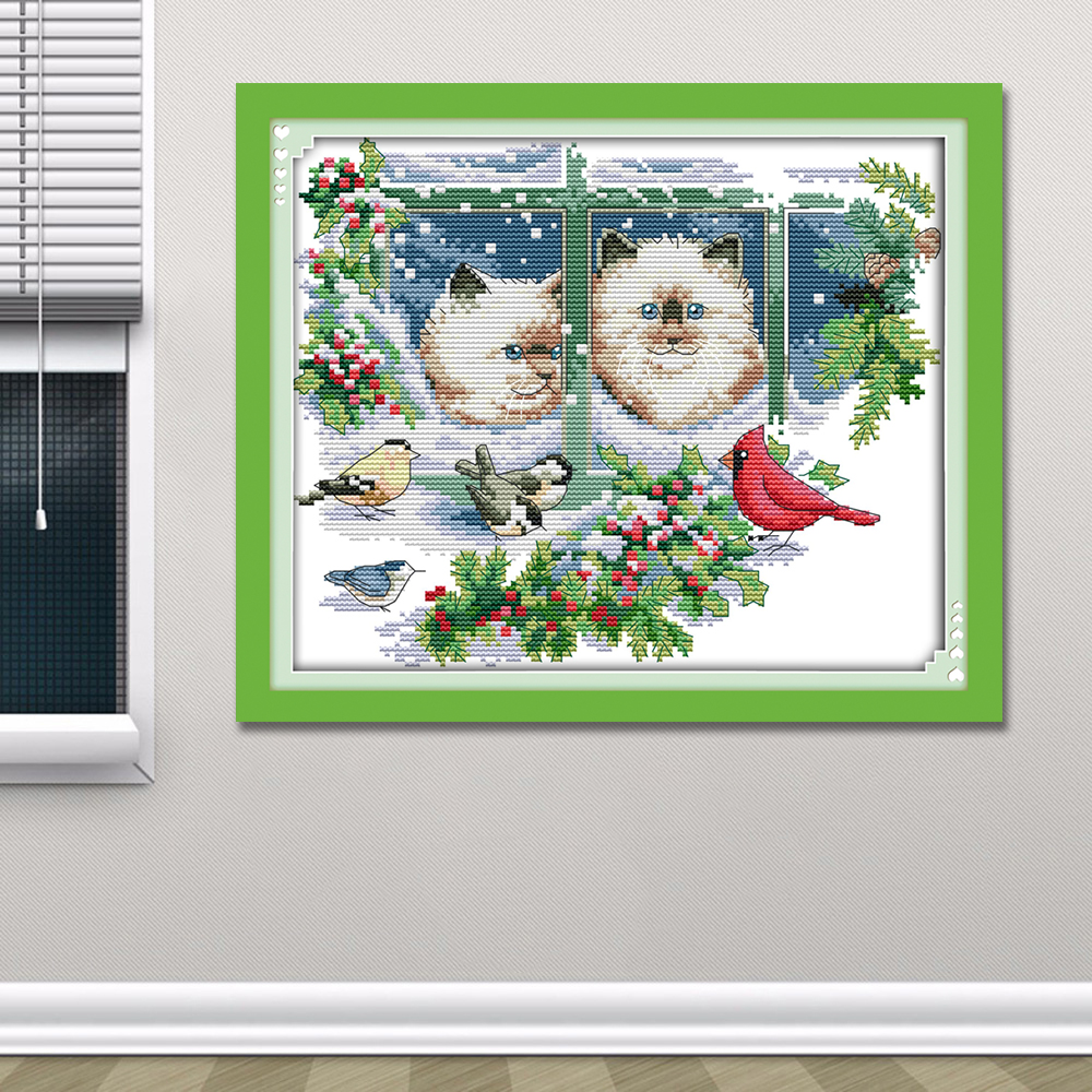 Cat Cross Stitch Kits D379