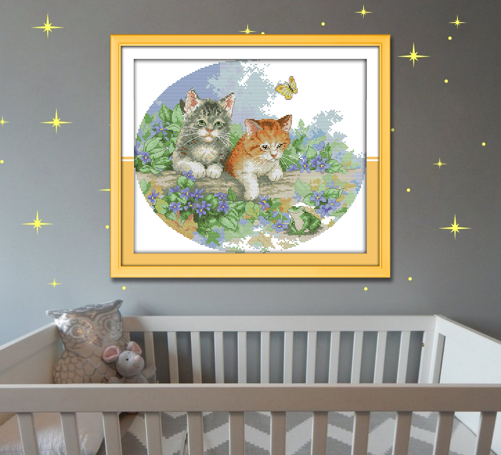 Cat Cross Stitch Kits D409