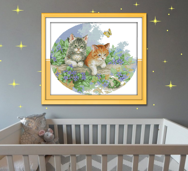 Cat Cross Stitch Kits D409