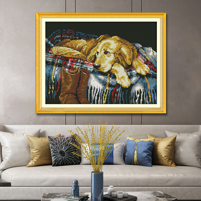 Dog Cross Stitch Kits D411