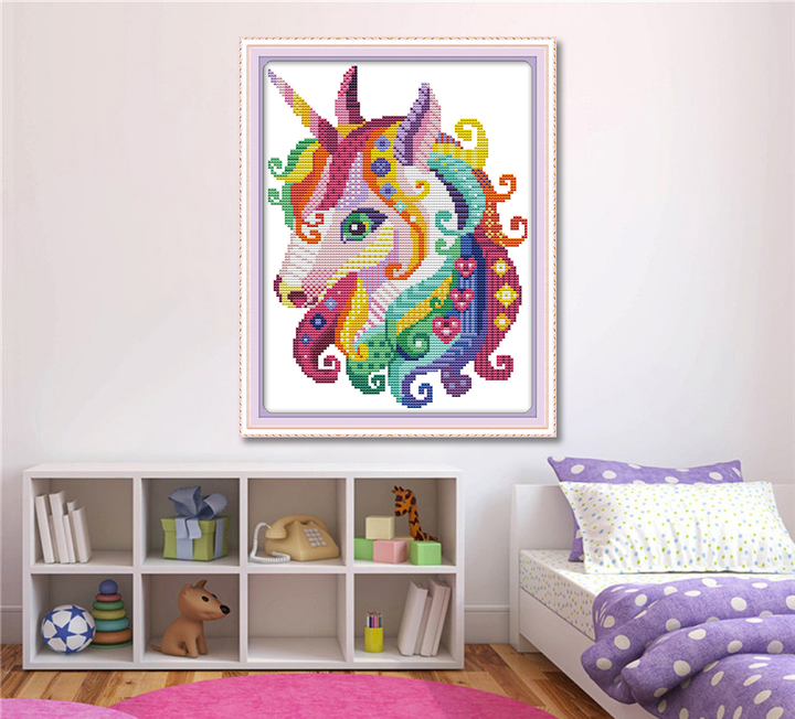 Unicorn Cross Stitch Kits DA172