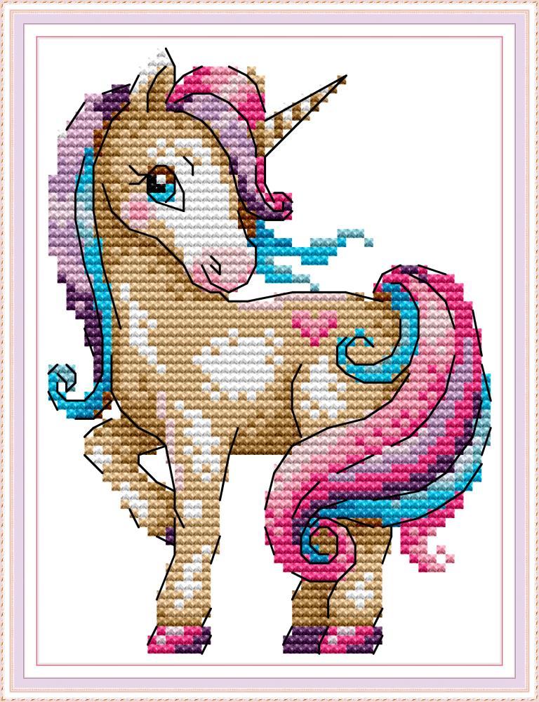 Unicorn Cross Stitch Kits DA406