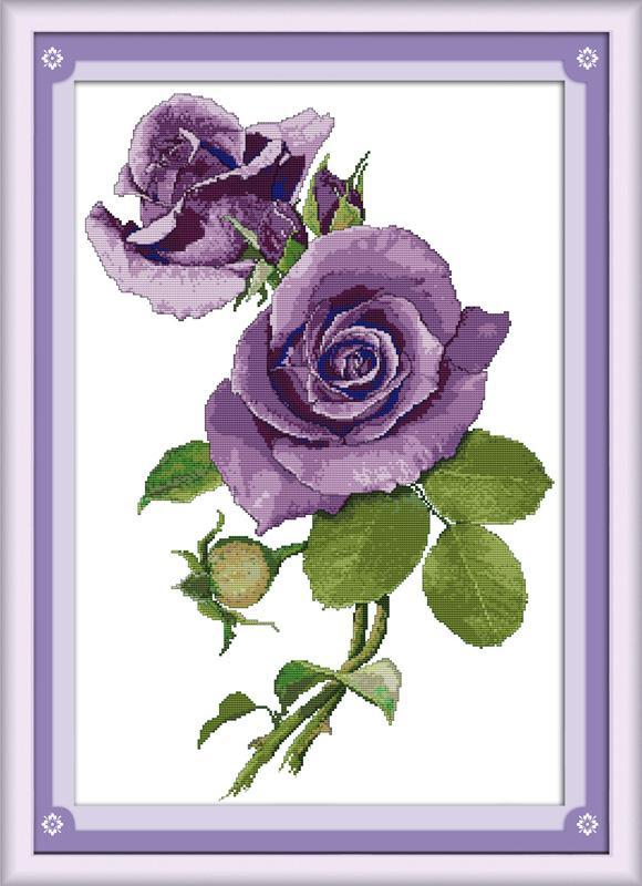 Flower Cross Stitch Kits H017