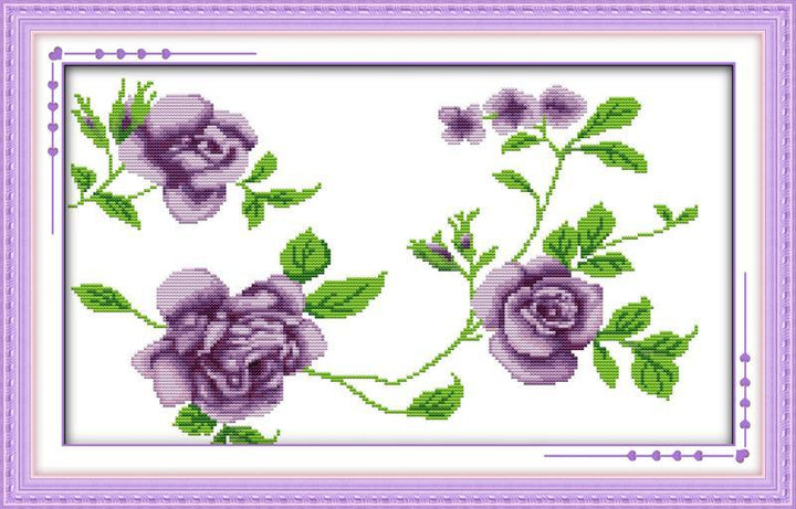 Flower Cross Stitch Kits H027