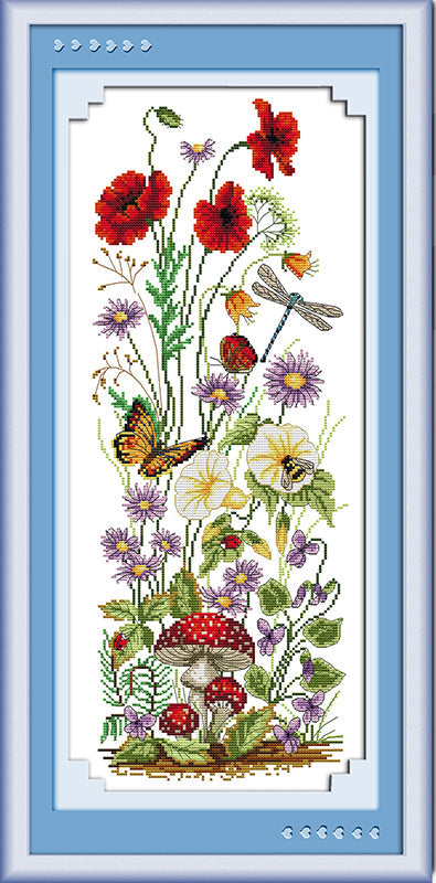 Flower Cross Stitch Kits H037