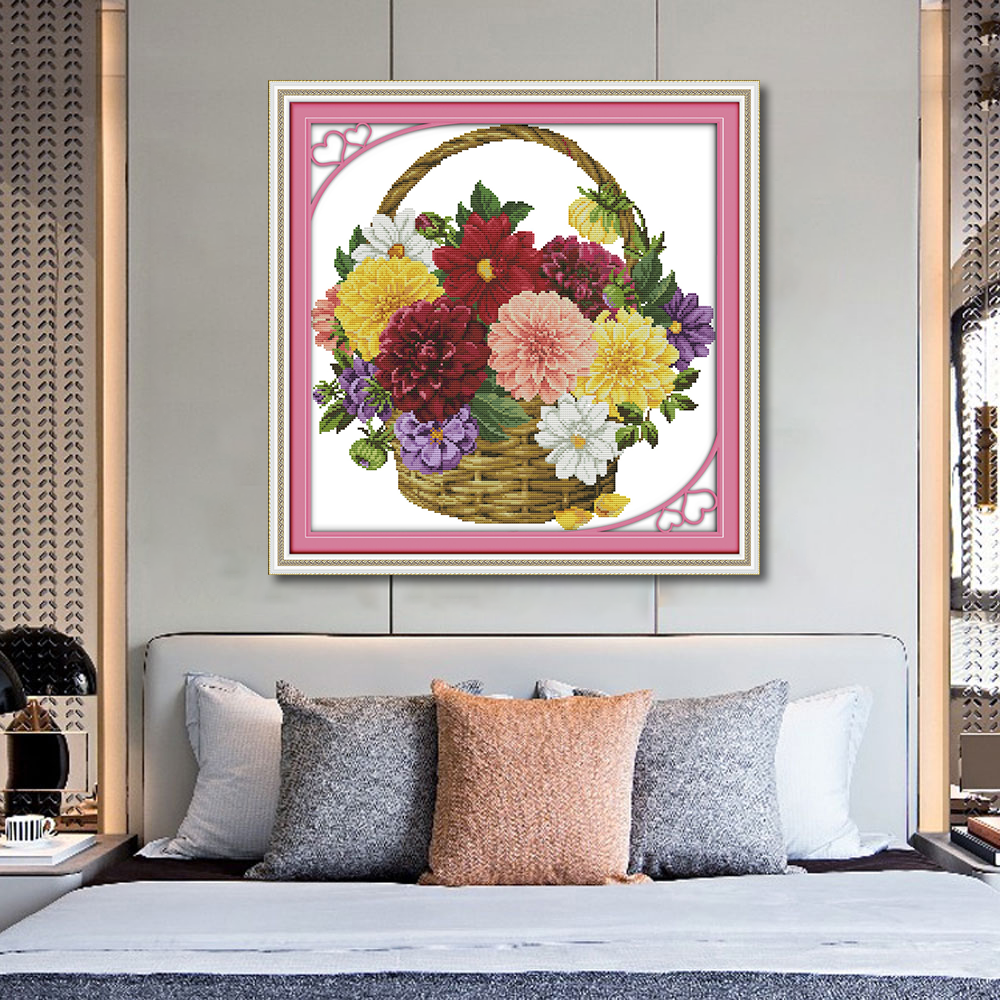 Flower Cross Stitch Kits H355
