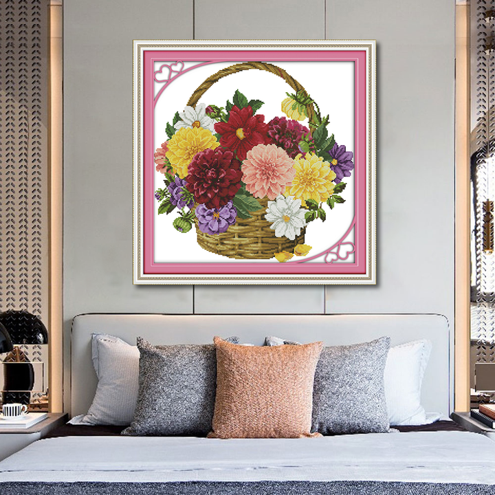 Flower Cross Stitch Kits H355