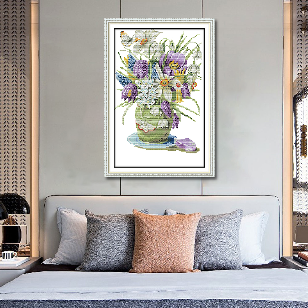 Flower Cross Stitch Kits H459