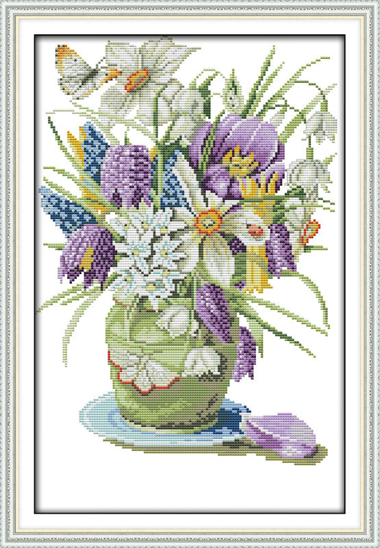 Flower Cross Stitch Kits H459