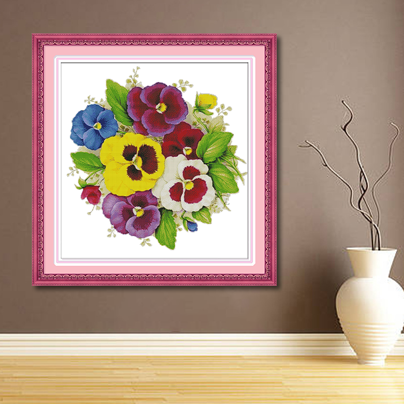 Flower Cross Stitch Kits H606