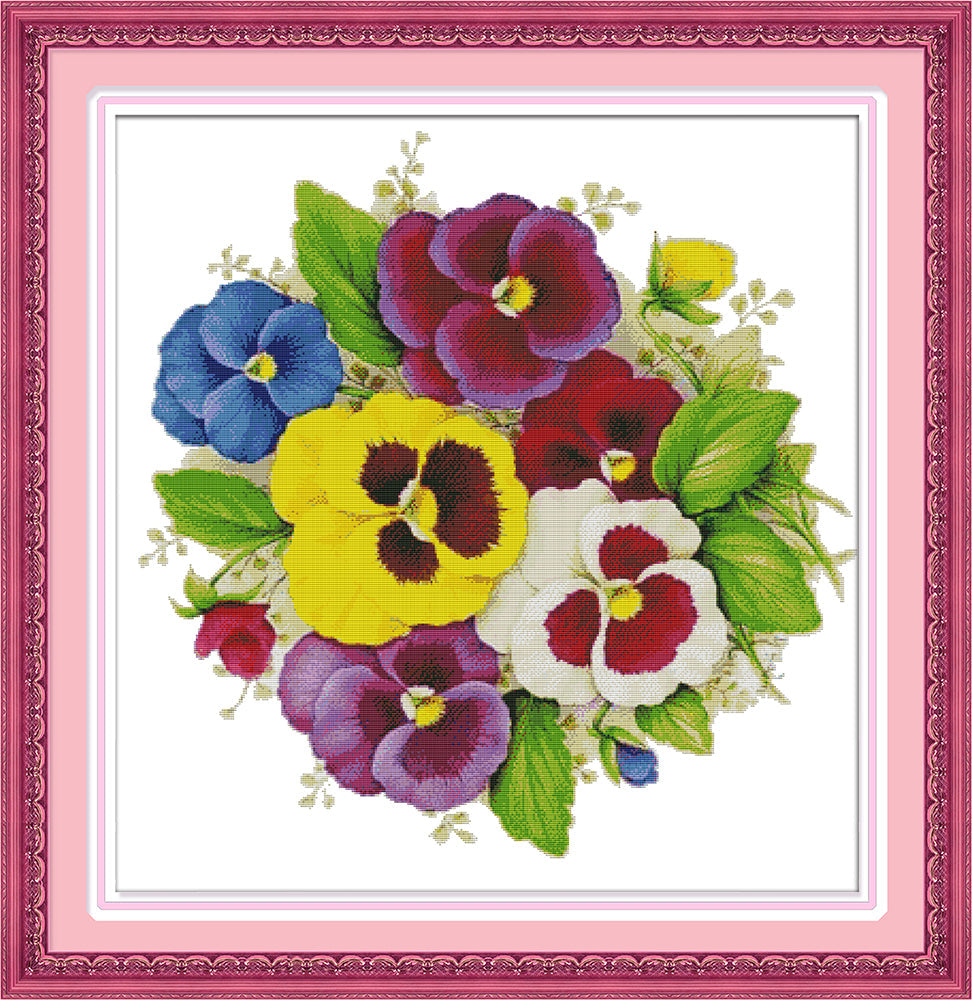 Flower Cross Stitch Kits H606