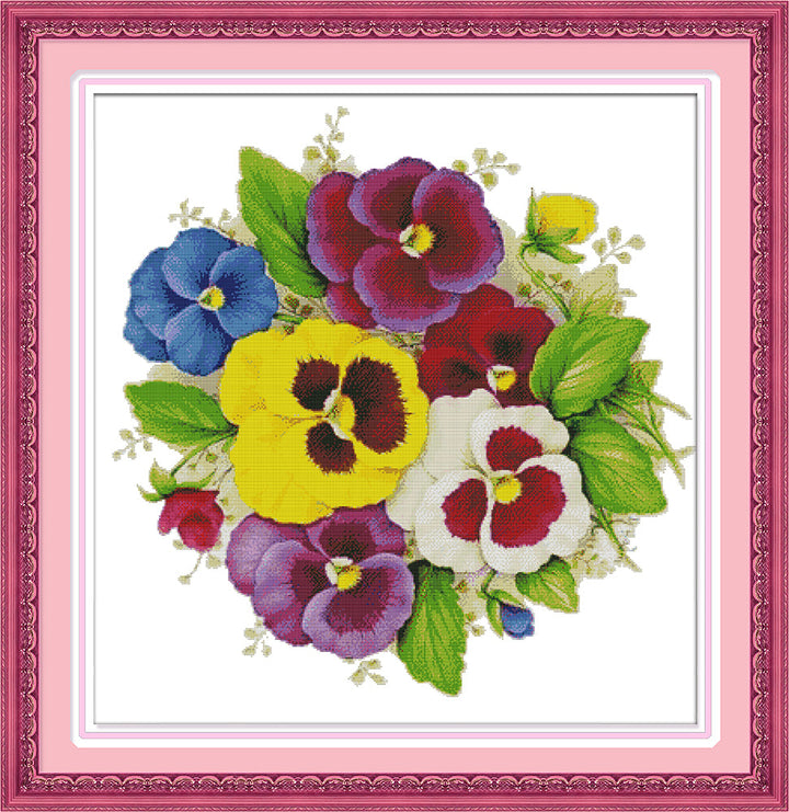 Flower Cross Stitch Kits H606