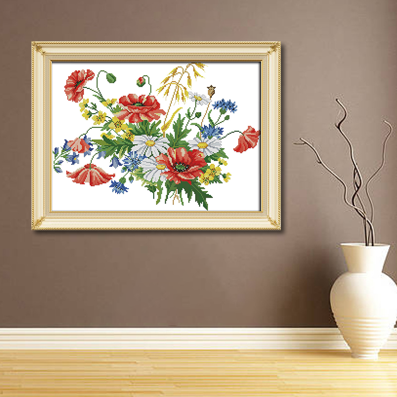 Flower Cross Stitch Kits H690