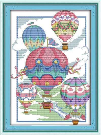 Balloon Cross Stitch Kits J203