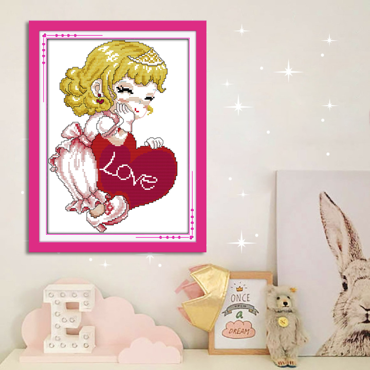 Girl Cross Stitch Kits K006