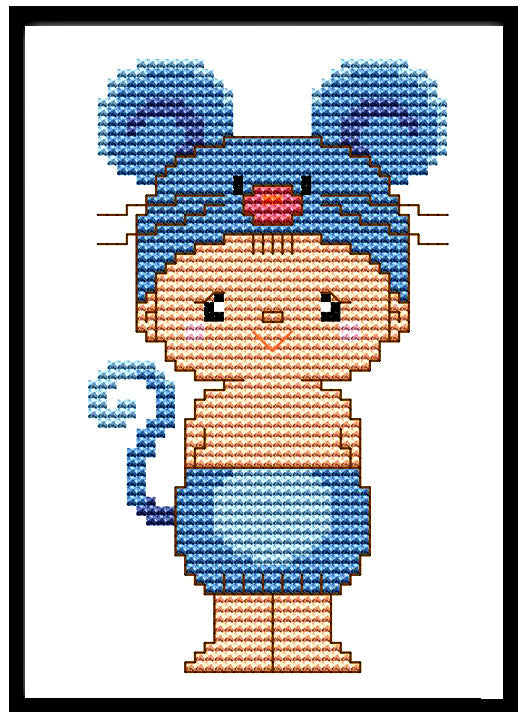 Mouse Cross Stitch Kits K213 5267