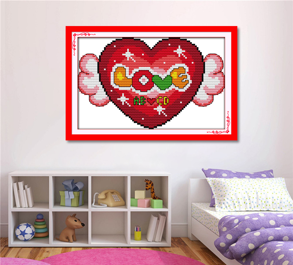 Heart Cross Stitch Kits K713