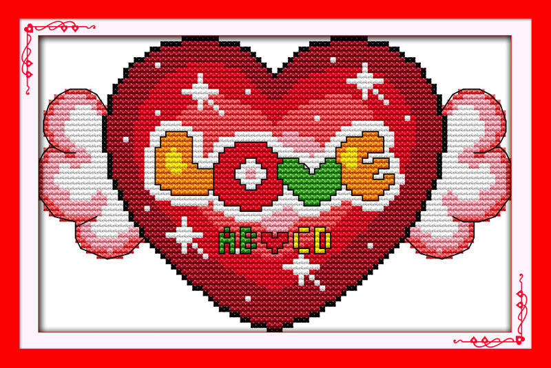 Heart Cross Stitch Kits K713