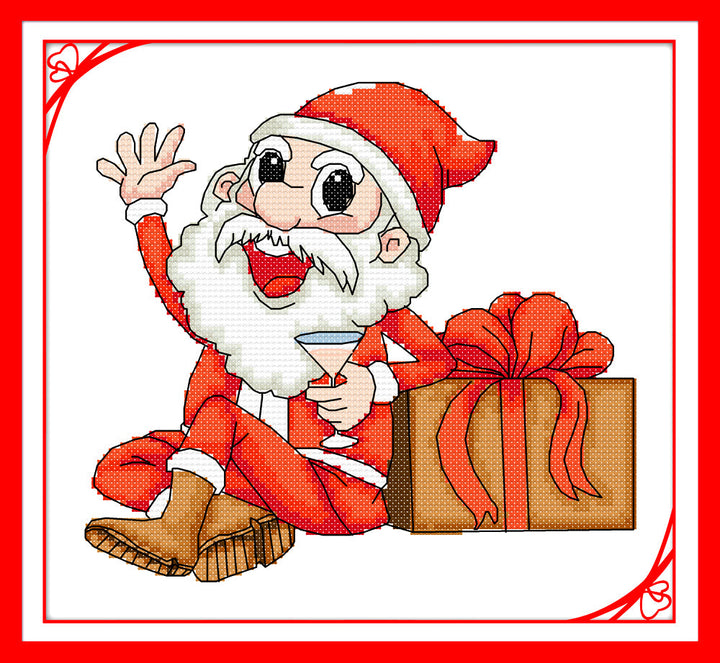 Santa Cross Stitch Kits KB021