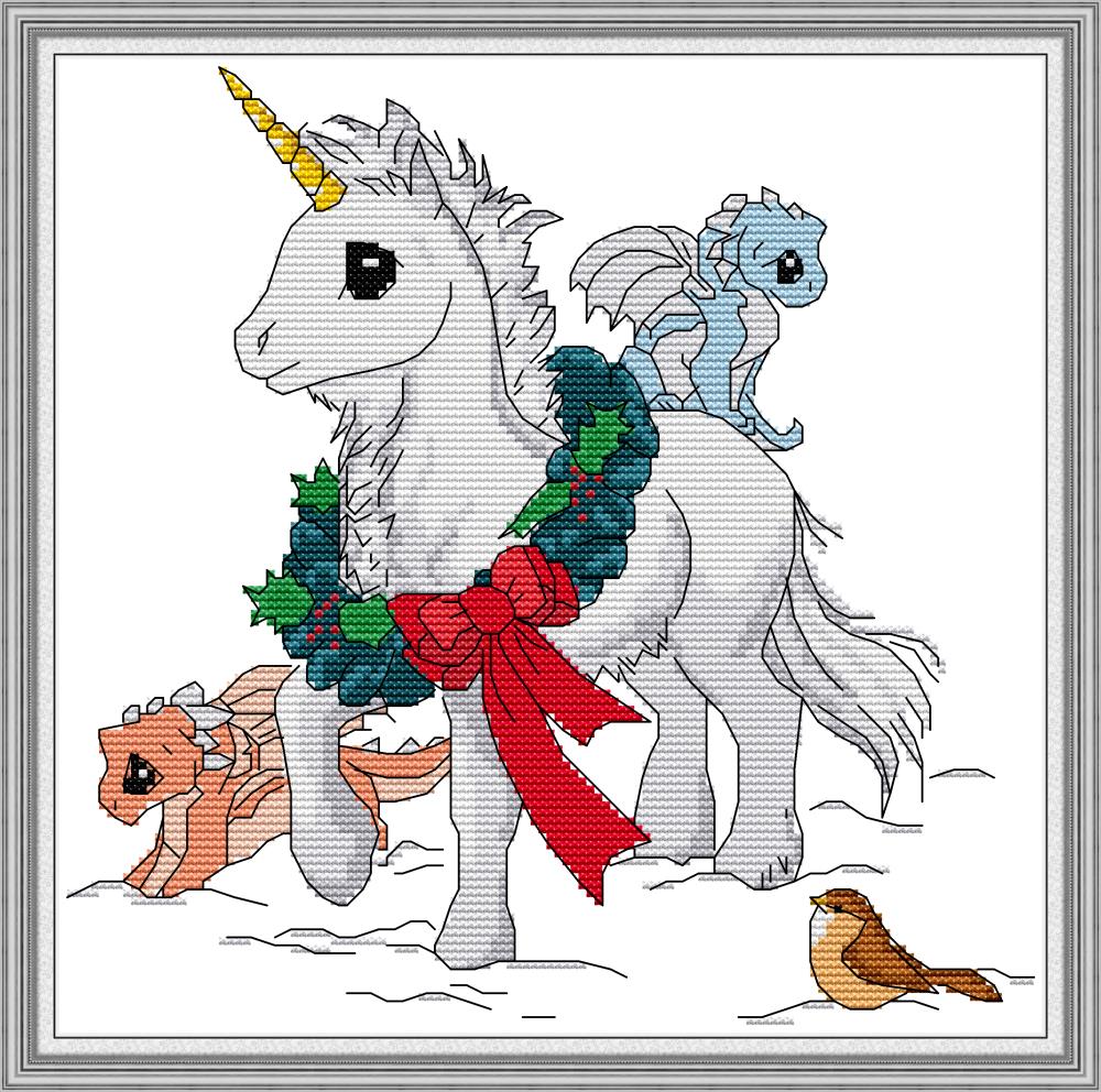 Unicorn Cross Stitch Kits KB085